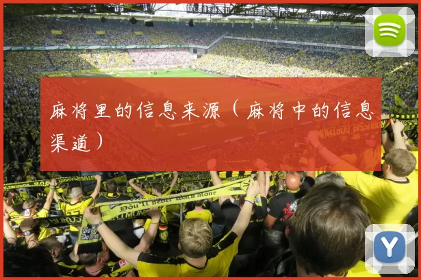 麻将里的信息来源（麻将中的信息渠道）